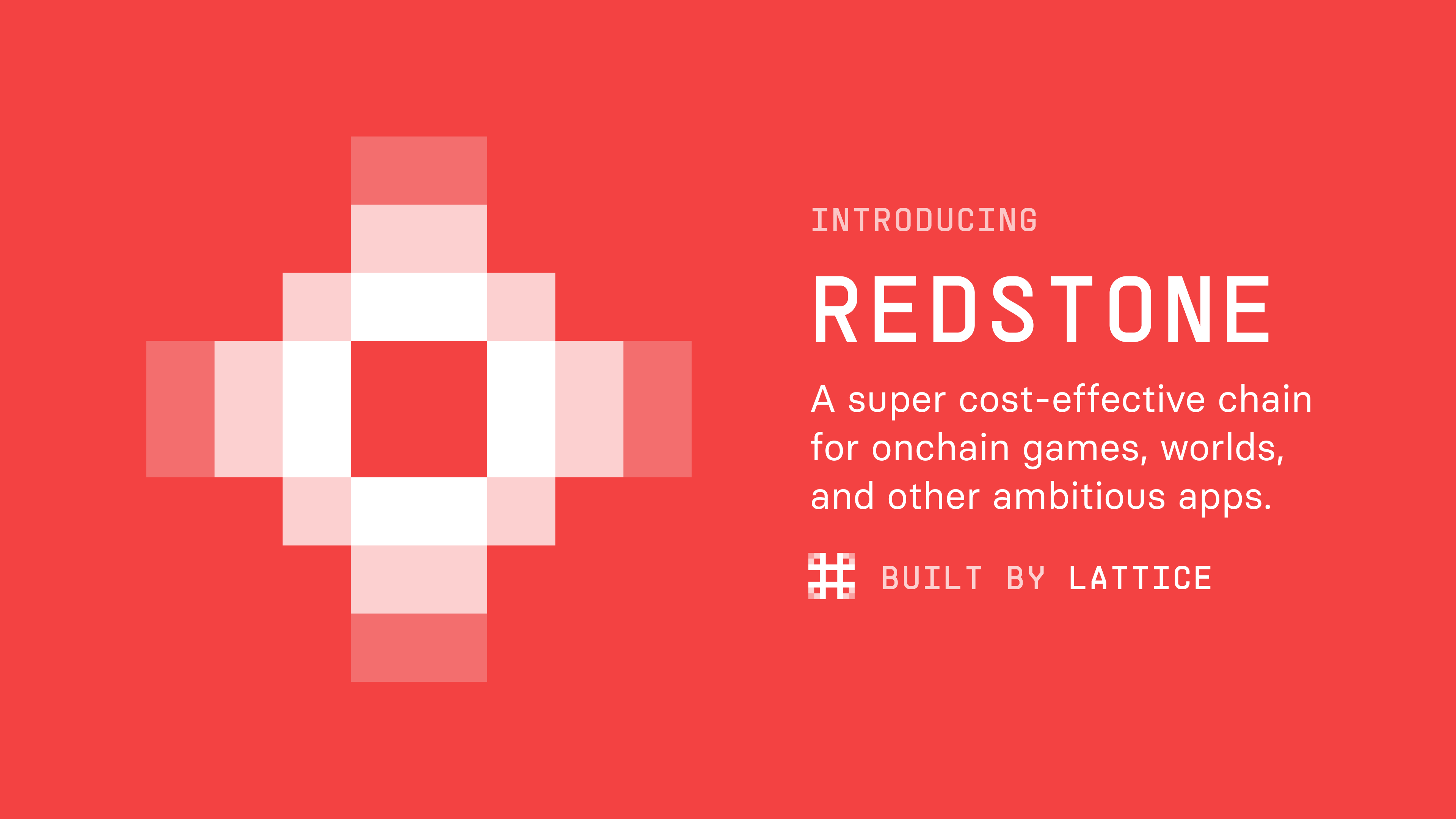 Introducing: Redstone